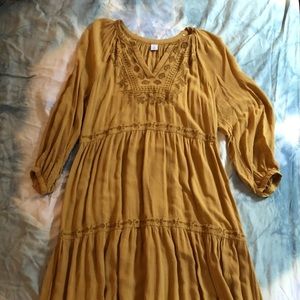 Ochre Maxi Dress Size M
